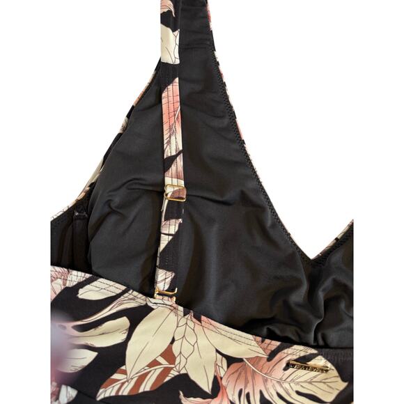 Sea Level Swim Australia Women's Plus 16 Beach Floral Smocked One Piece Swimsuit - Picture 6 of 14